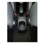 Κονσόλα Χειροφρένου Τεμπέλης"Oem" Design Για Fiat 500 L 2012-2018 Υφασμάτινη Μαύρο Χρώμα