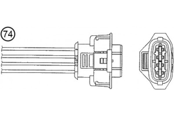 Ngk Αισθητήρας Λάμδα - 91126
