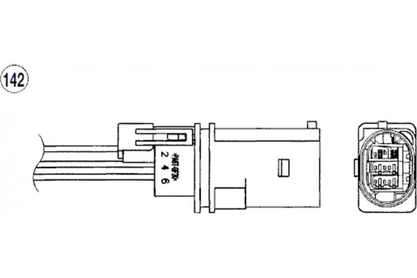 Ngk Αισθητήρας Λάμδα - 95001