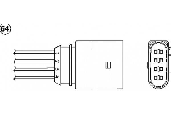 Ngk Αισθητήρας Λάμδα - 0399