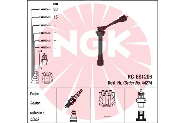 Ngk Σετ Καλωδίων Υψηλής Τάσης - 44274