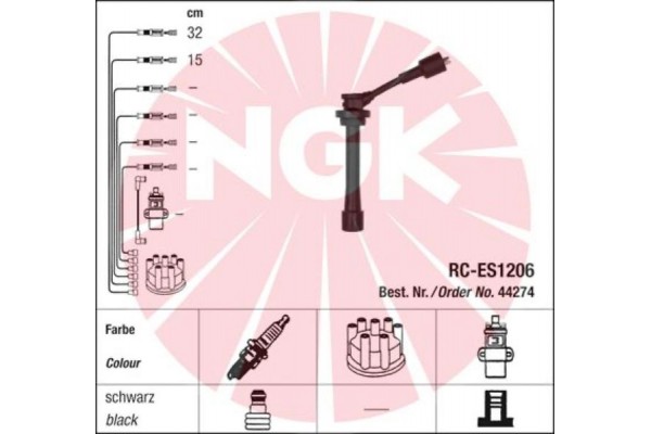 Ngk Σετ Καλωδίων Υψηλής Τάσης - 44274