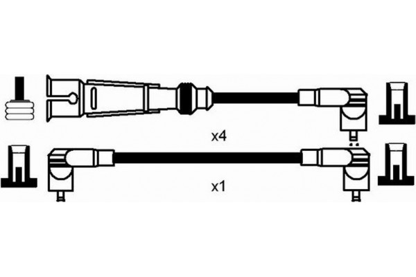 Ngk Σετ Καλωδίων Υψηλής Τάσης - 7313
