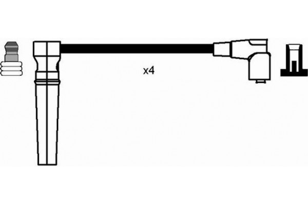 Ngk Σετ Καλωδίων Υψηλής Τάσης - 8276