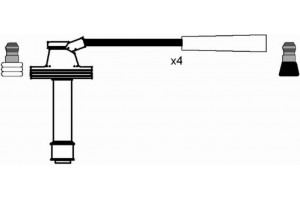 Ngk Σετ Καλωδίων Υψηλής Τάσης - 8492