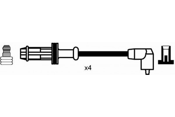 Ngk Σετ Καλωδίων Υψηλής Τάσης - 7285