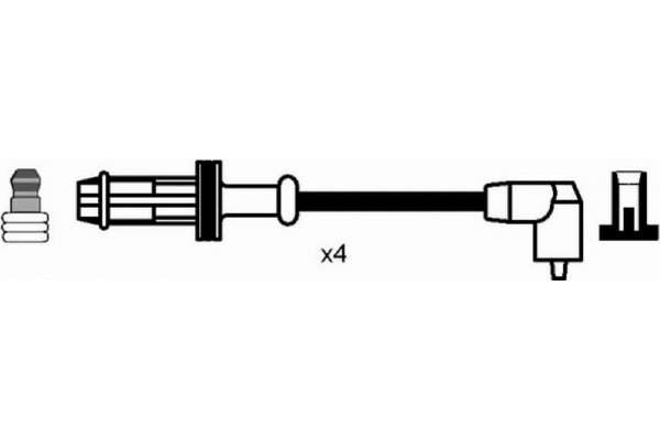 Ngk Σετ Καλωδίων Υψηλής Τάσης - 7285
