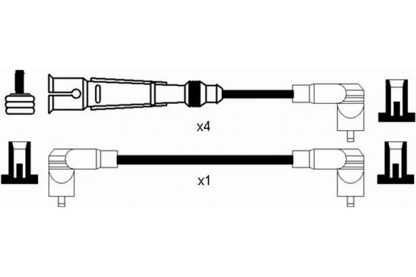 Ngk Σετ Καλωδίων Υψηλής Τάσης - 8618