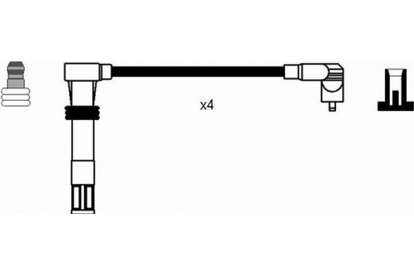 Ngk Σετ Καλωδίων Υψηλής Τάσης - 7306