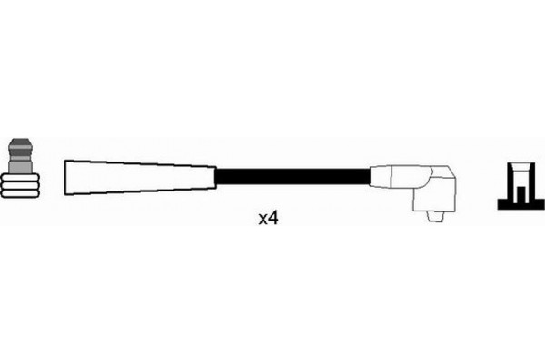 Ngk Σετ Καλωδίων Υψηλής Τάσης - 2584