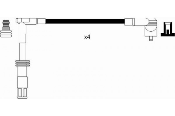 Ngk Σετ Καλωδίων Υψηλής Τάσης - 8597