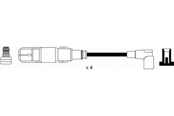 Ngk Σετ Καλωδίων Υψηλής Τάσης - 0579