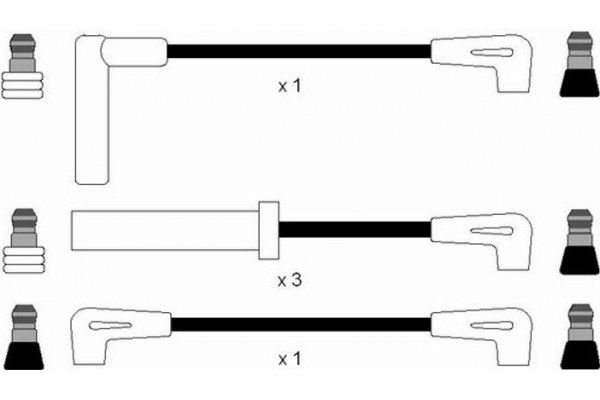 Ngk Σετ Καλωδίων Υψηλής Τάσης - 8283