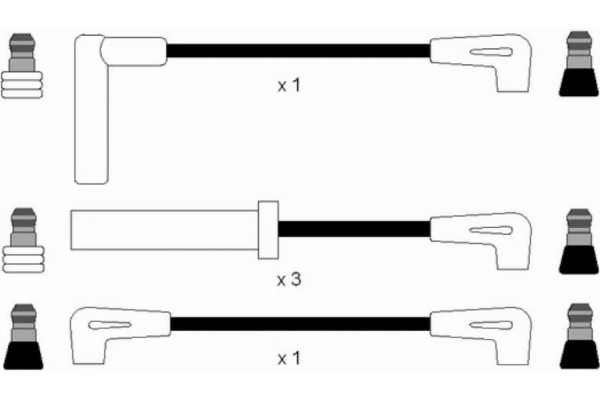 Ngk Σετ Καλωδίων Υψηλής Τάσης - 8283