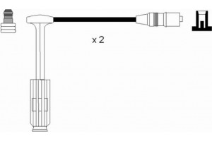 Ngk Σετ Καλωδίων Υψηλής Τάσης - 0757
