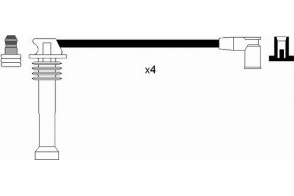 Ngk Σετ Καλωδίων Υψηλής Τάσης - 6984