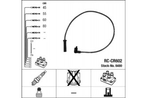 Ngk Σετ Καλωδίων Υψηλής Τάσης - 8480