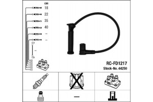 Ngk Σετ Καλωδίων Υψηλής Τάσης - 44250