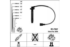 Ngk Σετ Καλωδίων Υψηλής Τάσης - 6856