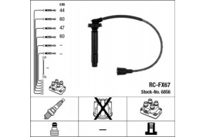 Ngk Σετ Καλωδίων Υψηλής Τάσης - 6856