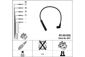Ngk Σετ Καλωδίων Υψηλής Τάσης - 4077