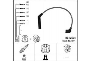 Ngk Σετ Καλωδίων Υψηλής Τάσης - 5071