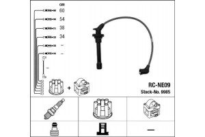 Ngk Σετ Καλωδίων Υψηλής Τάσης - 9985