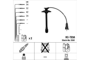 Ngk Σετ Καλωδίων Υψηλής Τάσης - 5361