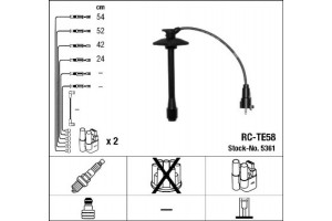 Ngk Σετ Καλωδίων Υψηλής Τάσης - 5361