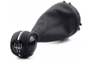 Leather Luxe Δερμάτινη Φούσκα Με Πόμολο 5 Ταχυτήτων (Μαύρο) Για Mini Cooper F55 /F56 /F54 /F57 /F60 Leather Luxe Δερμάτινη Φούσκα Με Πόμολο 5 Ταχυτήτων (Μαύρο) Για Mini Cooper F55 /F56 /F54 /F57 /F60