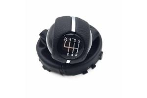 Leather Luxe Δερμάτινη Φούσκα Με Πόμολο 6 Ταχυτήτων (Μαύρο) Για Mini Cooper F55 /F56 /F54 /F57 /F60 Leather Luxe Δερμάτινη Φούσκα Με Πόμολο 6 Ταχυτήτων (Μαύρο) Για Mini Cooper F55 /F56 /F54 /F57 /F60