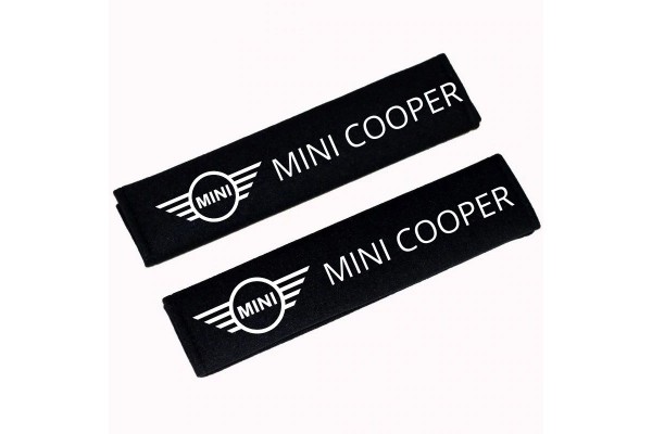 Μαξιλαράκια Ζώνης Υφασμάτινα Mini Cooper 2 ΤΕΜ