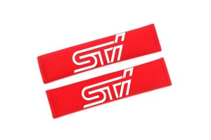 Μαξιλαράκια Ζώνης Υφασμάτινα STI (Κόκκινο) 2ΤΕΜ