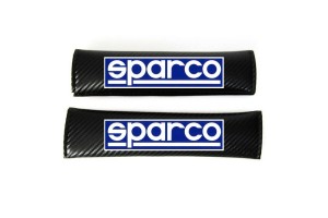 Μαξιλαράκια Ζώνης Carbon Sparco (Μπλε) 2 ΤΕΜ