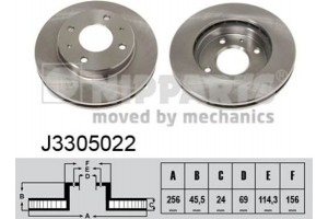 Nipparts Δισκόπλακα - J3305022