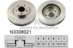 Nipparts Δισκόπλακα - N3308021