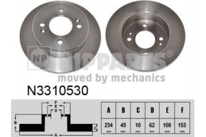 Nipparts Δισκόπλακα - N3310530