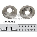 Nipparts Δισκόπλακα - J3300302