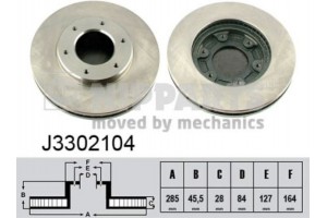 Nipparts Δισκόπλακα - J3302104