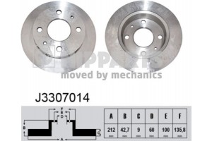 Nipparts Δισκόπλακα - J3307014