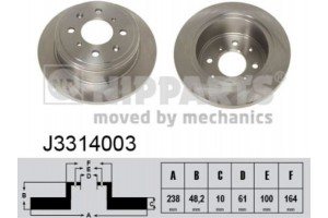 Nipparts Δισκόπλακα - J3314003