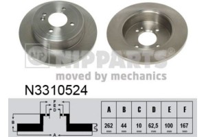 Nipparts Δισκόπλακα - N3310524