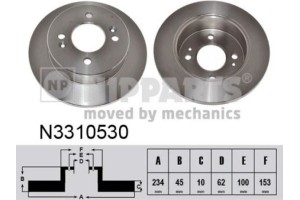 Nipparts Δισκόπλακα - N3310530