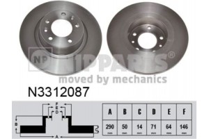 Nipparts Δισκόπλακα - N3312087