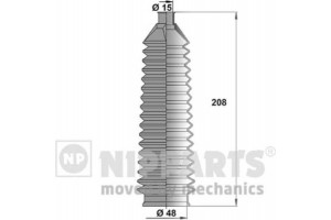 Nipparts Σετ φούσκες, Τιμόνι - J2840501