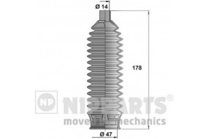 Nipparts Σετ φούσκες, Τιμόνι - J2840504
