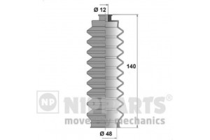 Nipparts Σετ φούσκες, Τιμόνι - J2848002