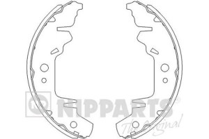 Nipparts Σετ Σιαγόνων Φρένων - J3500310