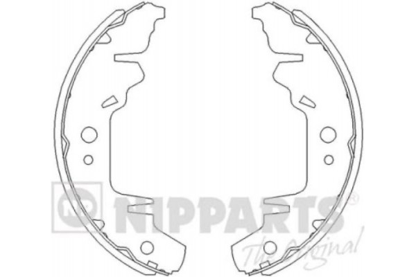 Nipparts Σετ Σιαγόνων Φρένων - J3500310