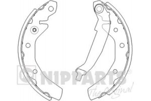 Nipparts Σετ Σιαγόνων Φρένων - J3500905